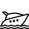 pictogramme bateau à moteur
