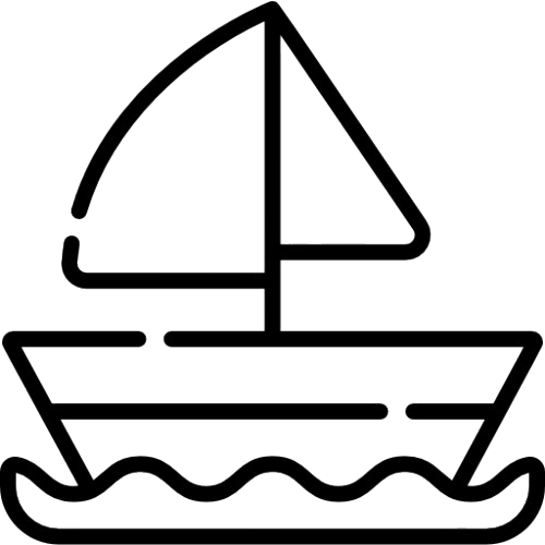 pictogramme bateau à voile