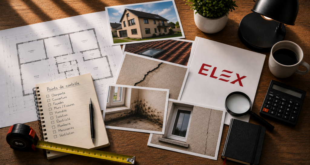 bureau avec plans d'architecte